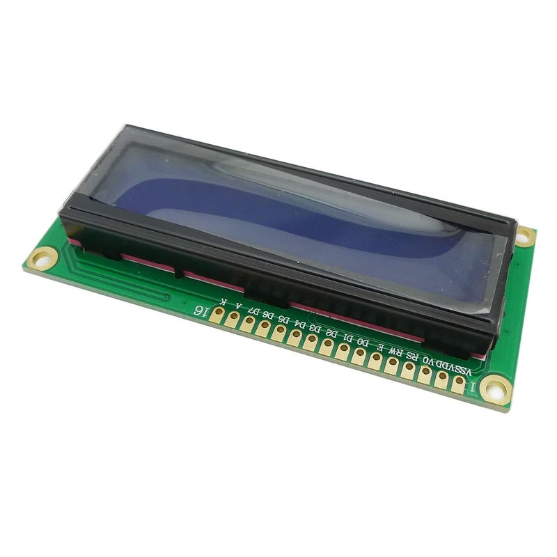 Ferwooh وحدة عرض LCD 1602 2PCS DC 5V شاشة LCD 16×2 وحدة LCM ضوء خلفي أزرق تحكم HD44780 - Image 2